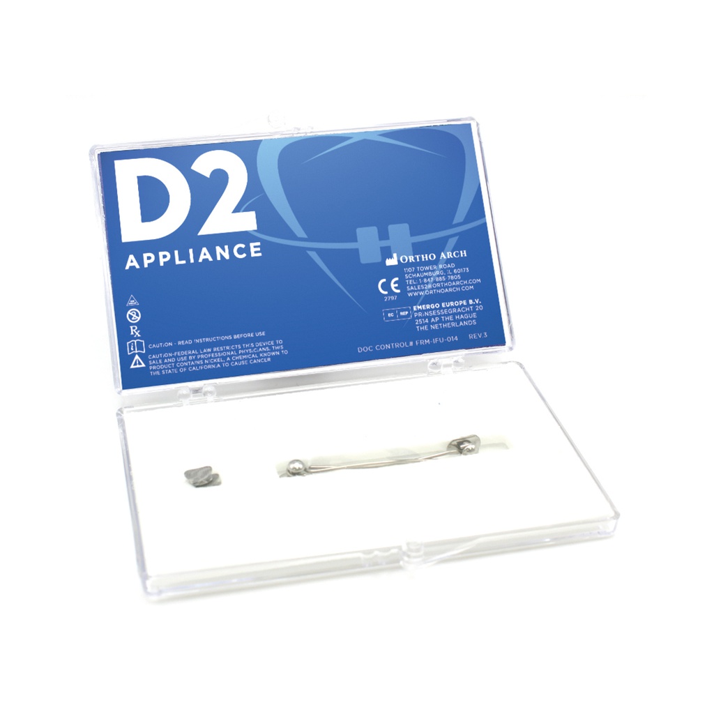 D2 APPLIANCE - CLEAR (SET OF 2 ARMS)