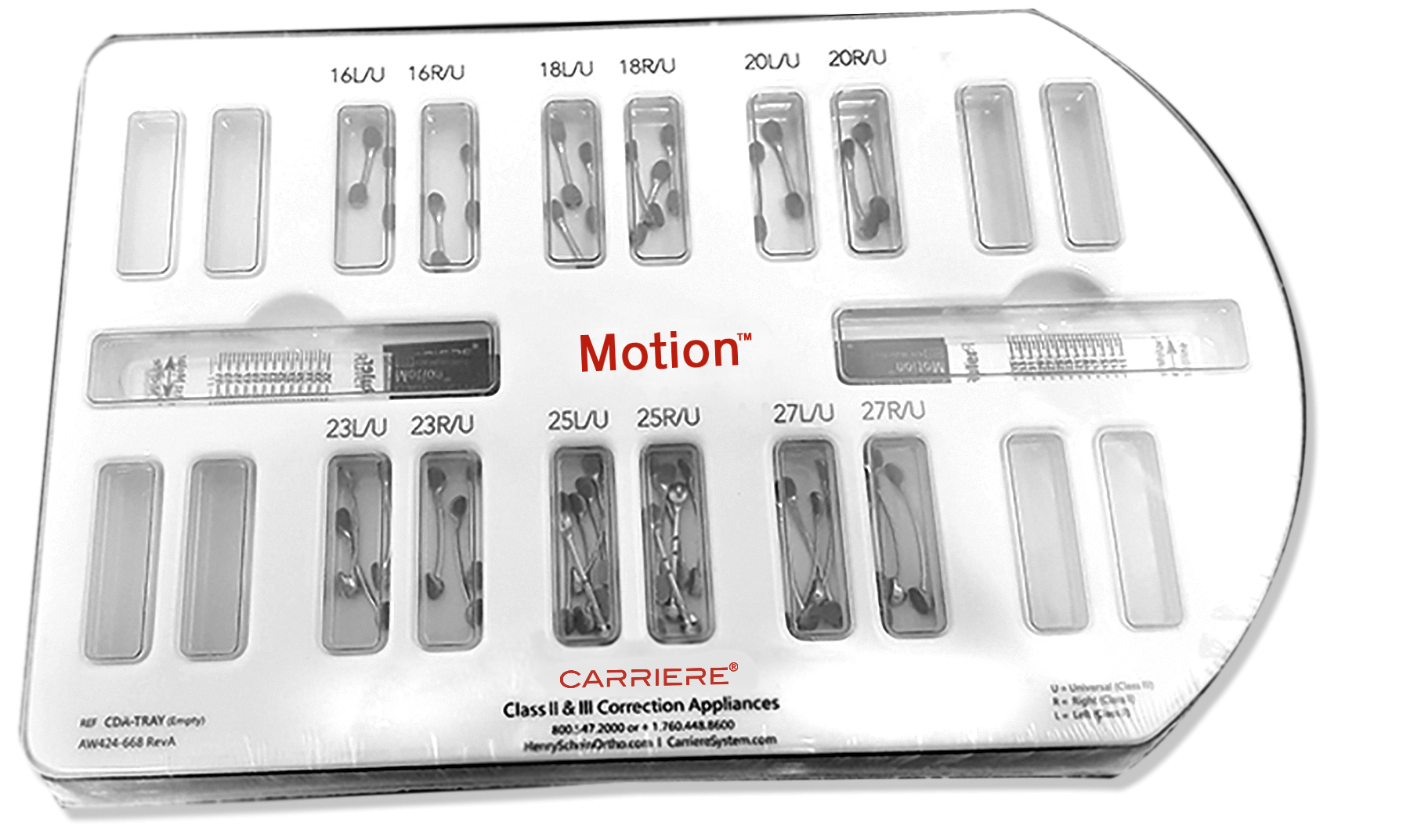 CARRIERE MOTION II CLEAR "JUMP START" KIT (20 SETS)  