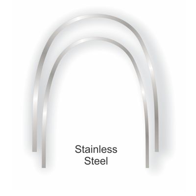012 STAINLESS STEEL RIGHT FORM UPPER ARCHWIRE - BRIGHT (50)