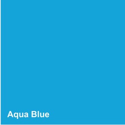 [A300-415] CHAIN ELASTIC AQUA BLUE LONG 15'