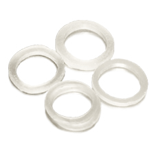 [A350-426] CLEAR NON-LATEX 5/16" 6.5 OZ HEAVY (50)